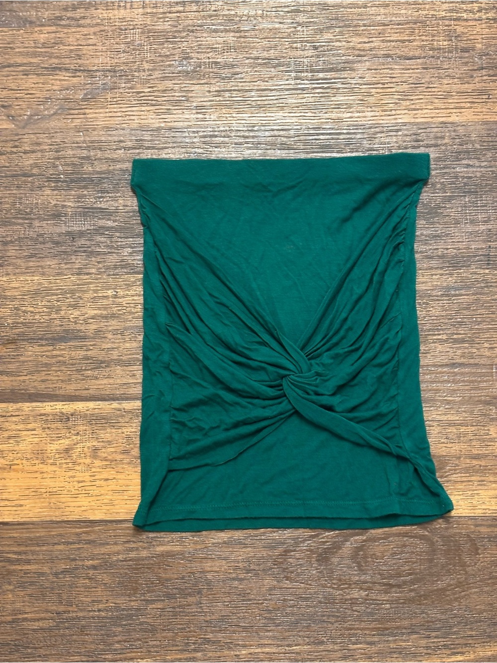 Women’s Twist-Front Tube Tank Top - Emerald Green